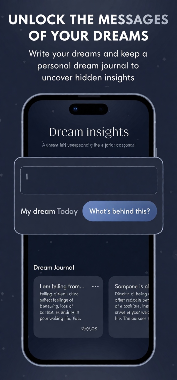 Dream journal with entries